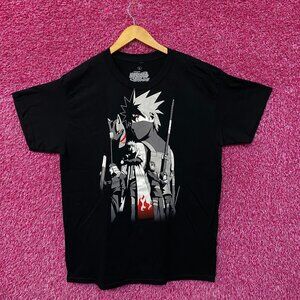 Naruto Shippuden ANBU Black Ops Kakashi Hokages Anime Tee L